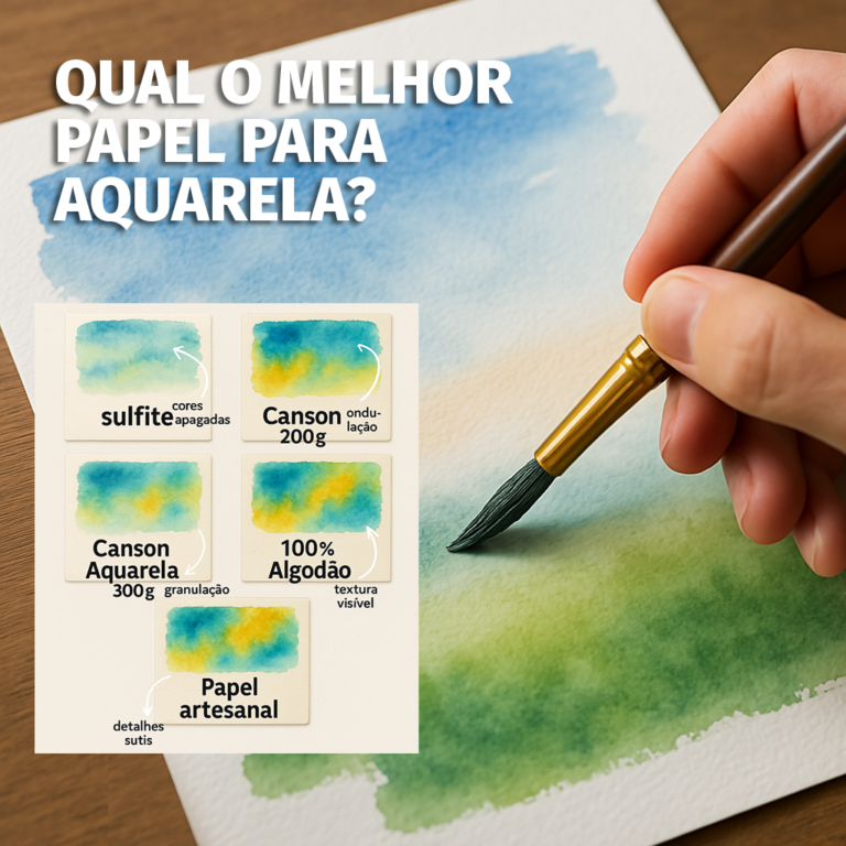 qual o melhor papel para aquarela imagem