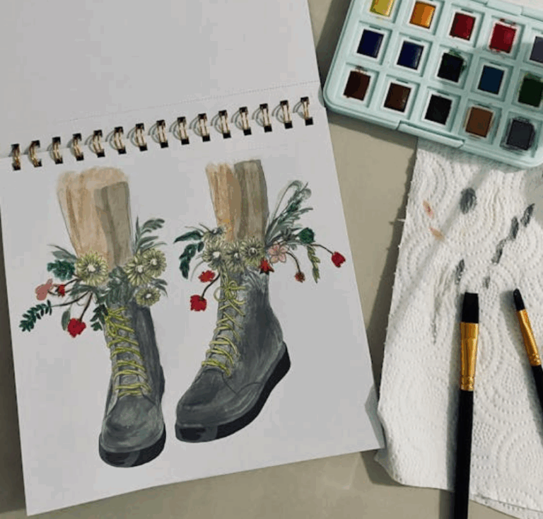 tecnicas para pintar folhas flores e plantas em aquarela